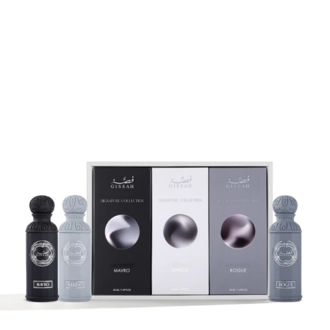 Graphite Collection Set by Gissah Perfumes - 3x50ml amber Eau de Parfum collection