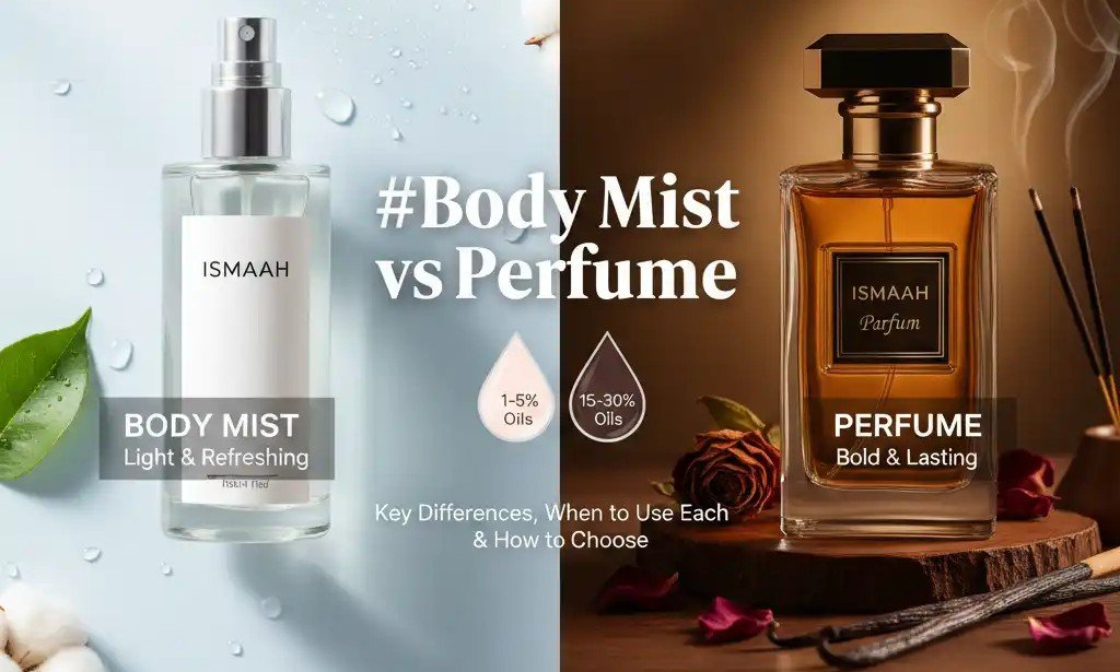 Body Mist vs Perfume: Key Differences, When to Use Each & How to Choose